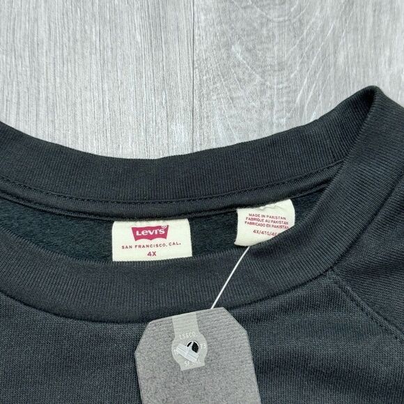 Levi’s Black Sweatshirt 4X - Picture 3 of 7